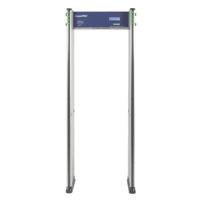 Detector de Metales de 18 zonas/ Uso en Interior/Programación con Control Remoto / Contador de Personas