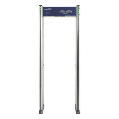 Detector de metales de 6 zonas/ Uso en Interior/ Contador de alarmas y Personas