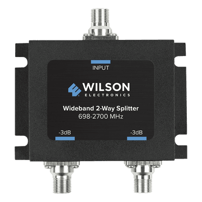Divisor de Potencia Coaxial 2 Vías / 698-2700 MHz / 75 Ohm / Pérdida por División 3 dB / Aislamiento ≥20 dB / Conector F-hembra / Diseño Microstrip