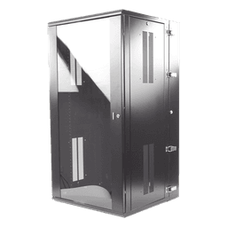 Gabinete de Montaje en Pared / 26 UR / 635mm (2.08 ft) Profundidad / Ventana de Seguridad / 350 lb Capacidad / EIA 19in