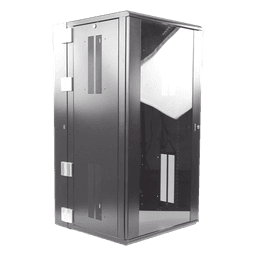 Gabinete de Montaje en Pared / 26 UR / 635mm (2.08 ft) Profundidad / Ventana de Seguridad / 350 lb Capacidad / EIA 19in