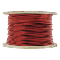 Bobina de 305 Metros (1000 Pies) de Alambre / 2 x 16 AWG / Riser / Para Aplicaciones de Incendio FPLR / Blindado Sólido Color Rojo