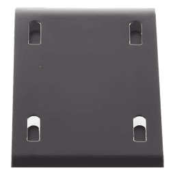  Bajada para cable de 100 mm de ancho, con baño de pintura epóxica en color NEGRO