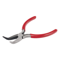 Pinza Punta Curva / 5 pulgadas / Mango Forrado Plástico / Diseño Ergonómico