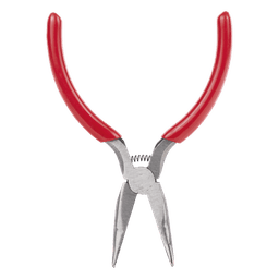 Pinza Punta Curva / 5 pulgadas / Mango Forrado Plástico / Diseño Ergonómico
