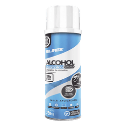 Limpiador en Aerosol / Alcohol Isopropílico / 250 ml / Sin Agitación / Evaporación Rápida / Antipolvo