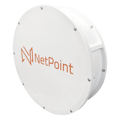 Blindaje Aislante para Antena / Diámetro 100 cm / Ganancia +1 a 2 dB / Radomo de Poliestireno / Reducción de Lóbulos Laterales / Protección Climática