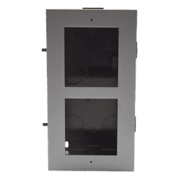 Base de 2 Espacios para EMPOTRAR Módulos de Videoporteros Hikvision