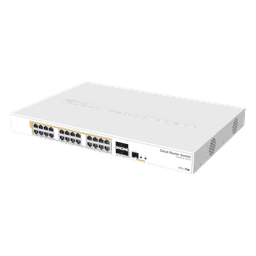Switch PoE / 24 Puertos Gigabit / 4 SFP+ 10G / 450W PoE / 1U Rack