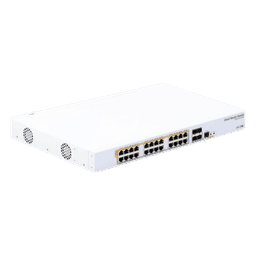 Switch PoE / 24 Puertos Gigabit / 4 SFP+ 10G / 450W PoE / 1U Rack
