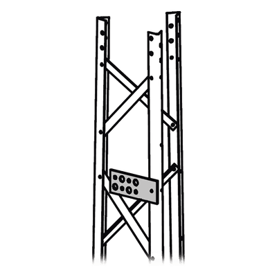 Guía de Cableado de Comunicación / Galvanizado en Inmersión en Caliente / Compatible Línea TITAN / 3 Unidades por Sección