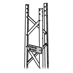 Guía de Cableado de Comunicación / Galvanizado en Inmersión en Caliente / Compatible Línea TITAN / 3 Unidades por Sección
