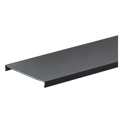 Tapa para Canaleta Ranurada / 32 mm Ancho / 1828.8 mm (6 ft) Largo / PVC Sin Plomo / UL94 V-0 / Negro