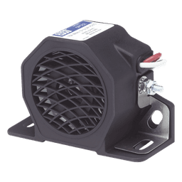 Alarma de Reversa Vehicular / 102 dB(A) / 12-24 VDC / IP64 / SAE F / Tono Dual y Doble