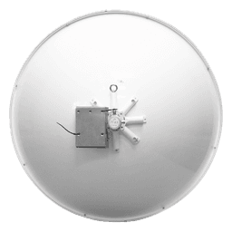 Antena Direccional PTP / 4.9 a 6.1 GHz / Ganancia 32.1 dBi / Plato Profundo / Dual Polaridad 90° y 45° / 3 ft / Conectores N Hembra (x2)