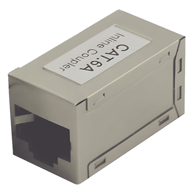Acoplador STP Cat6A Hembra RJ45 a RJ45 Hembra