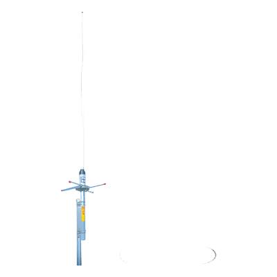Antena Base Fibra de Vidrio, UHF de 450-458 MHz, 6 dB de ganancia