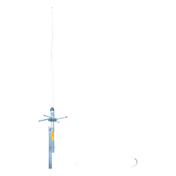 Antena Base Fibra de Vidrio, UHF de 462-470 MHz, 6 dB de ganancia