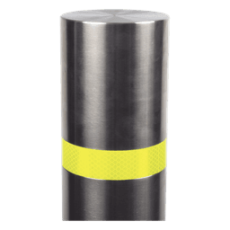 Bolardo Fijo / Acero Inoxidable 304 / 900 mm (35.4 in) / Diámetro 114 mm / Espesor 2 mm / Acabado Pulido