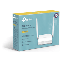 Router Inalámbrico / Wi-Fi N 300 Mbps / 2.4 GHz / 2 Antenas 5 dBi / 3 Puertos 10/100 Mbps / IPv6 / Firewall SPI