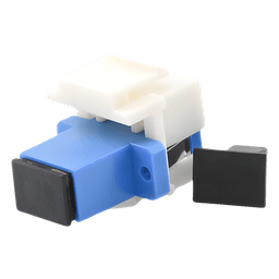 Acoplador Keystone de Fibra Óptica Monomodo SC/PC Simplex a SC/PC Simplex