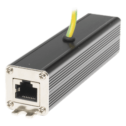 Protector contra sobretensiones / 10Gbps / PoE++ 90W / 10kA / RJ45 blindado / Carril DIN