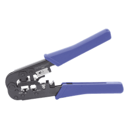 Pinzas para Terminación de Conectores / RJ45/RJ11/RJ12 / Cable UTP Cat5/Cat5e / Diseño Ergonómico / Cable Telefónico Plano