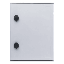 Gabinete de Poliéster / IP65 / 300 x 400 x 200 mm / Carga 30 kg / Placa Trasera Incluida / Cerradura con Llave