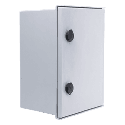 Gabinete de Poliéster / IP65 / 300 x 400 x 200 mm / Carga 30 kg / Placa Trasera Incluida / Cerradura con Llave