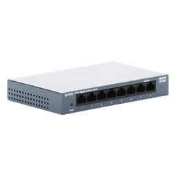 Switch de Escritorio / 8 Puertos Gigabit 10/100/1000 Mbps / Carcasa Metálica / Green Ethernet / Plug-and-Play