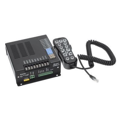 Sirena Vehicular H2 Covert ™ de 200W de Potencia, Con Controlador Unimando de 14 Botones Para Control de Tonos, 7 Salidas Auxiliares y Micrófono