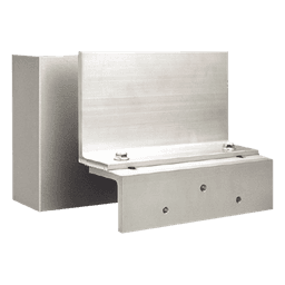 Montaje tipo ZL / Aluminio anodizado / 1200 lbs / Puertas exteriores