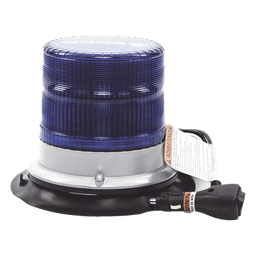 Baliza led pulso, 12-24vdc, 11 patrones de flash, montaje de imán de vacío, azul