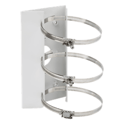 Soporte de Montaje en Poste / Ajustable / Interior y Exterior / Carga 10 kg (22.05 lb) / 240 mm (9.45 in)