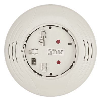 Base sonora estándar para detector de humo, tono seleccionable por jumper, compatible con base B501BH, color marfil