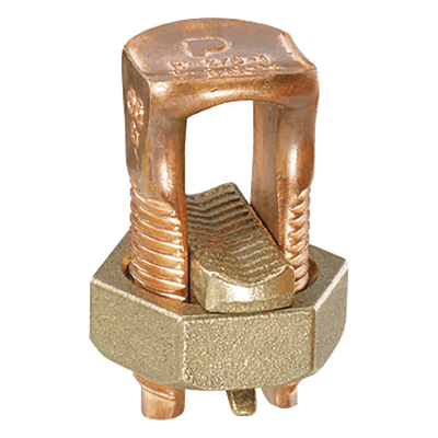 Conector Mecánico de Puesta a Tierra, de Cobre, Para Cables de Calibre 8 a 4 AWG