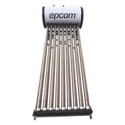 Calentador Solar de Agua / 90 Litros / 9 Tubos de Vacío / Baja Presión / Resistencia Granizo 25 mm (0.98 in) / Termotanque Inoxidable Grado Alimenticio