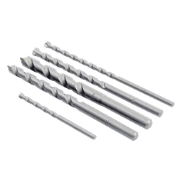 Juego de Brocas para Concreto / 5 Piezas / Zanco Recto / Carburo de Tungsteno / 3/16" a 1/2" / Compatible SDS-Plus 3/8" (10 mm)