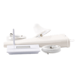 Kit Amplificador de Señal Celular DOBLE banda de frecuencia / Mejora las llamadas convencionales / Soporta los datos de las tecnologías 2G y 3G de TELCEL, AT&T y MOVISTAR / Cubre hasta 600 m².