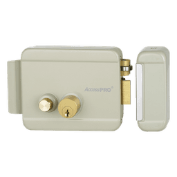 Cerradura Eléctrica con Botón de Salida/ Incluye Llave  / Exterior / Derecha