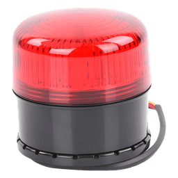Microcontrolador SELECT-ALERT con Alarma Sirena/Estrobo para notificar Entradas/Salidas No Autorizadas y Emergencias, Color Rojo