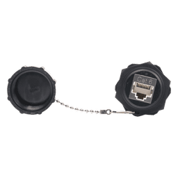 Acoplador Industrial RJ45-RJ45 Categoría 6 Blindado IP67 (Waterproof)