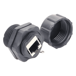 Acoplador Industrial RJ45-RJ45 Categoría 6 Blindado IP67 (Waterproof)