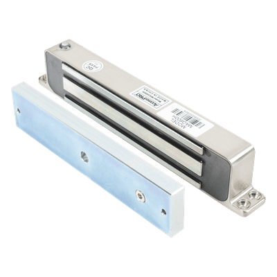 Chapa Magnética Electromagnética / 600 lbs (272 kg) / Montaje Superficial / IP68 / Dual 12V/24V DC / -10°C a +55°C