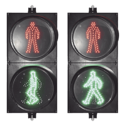 Semáforo Peatonal LED / Diámetro 20 cm / Iluminación RGB / IP65 / 5000 cd/m² / 85-265 VAC