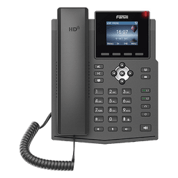 Teléfono IP / 4 Líneas SIP / Pantalla LCD Color 2.4 pulgadas / Audio HD G.722 y Opus / Conferencia 3 Vías / PoE 802.3af / OpenVPN / Soporte EHS