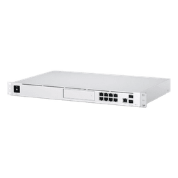Gateway UniFi / 8 Puertos Gigabit / 2 Puertos 10G SFP+ / Rack 1U / NVR con Bahía HDD / IDS-IPS 3.5 Gbps
