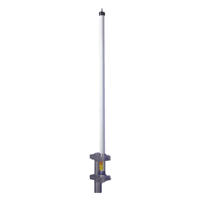 Antena base UHF 430-450 MHz, Fibra de Vidrio, 9 dB de Ganancia, Serie HD para Climas Difíciles 