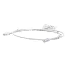 Cable de Parcheo UTP Cat6A, CM/LSZH, Diámetro Reducido (28AWG), Color Blanco Mate, 0.91 Metros (3 Pies)