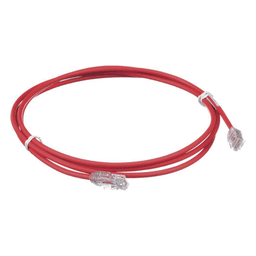 Cable de Parcheo UTP / Cat6A / 28AWG / CM-LSZH / 2.13 m (7 ft) / Rojo